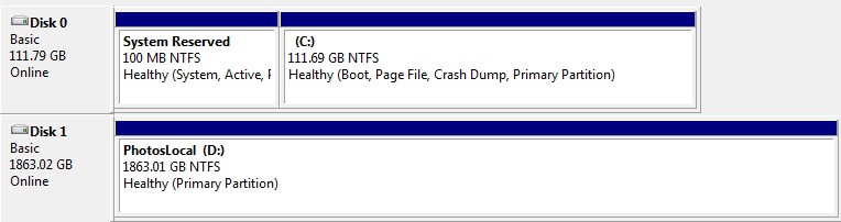 Install OS on a separate disk